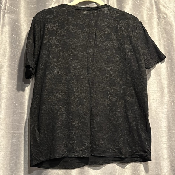 Zadig & Voltaire black Skull V Neck T shirt size Large - Picture 4 of 4